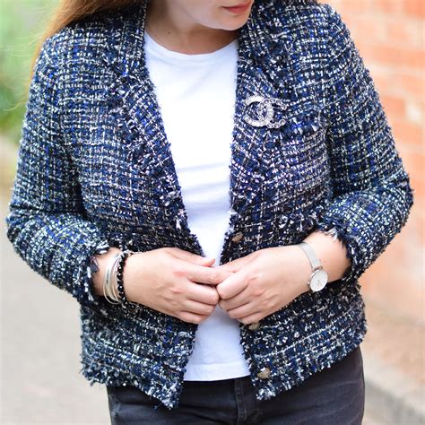 h and m chanel jacket|chanel tweed jacket zara.